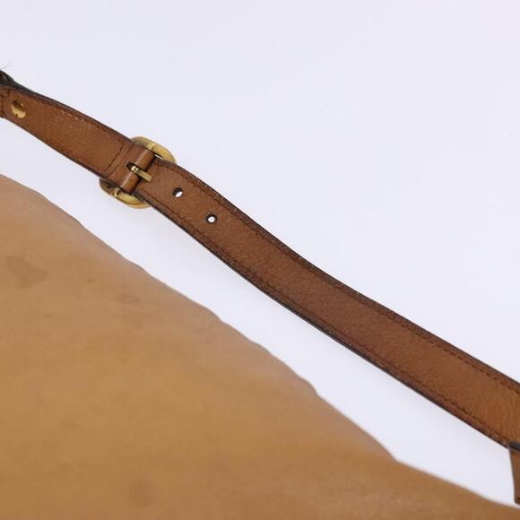 GUCCI Interlocking Shoulder Bag Leather Brown Gold - Picture 8 of 16